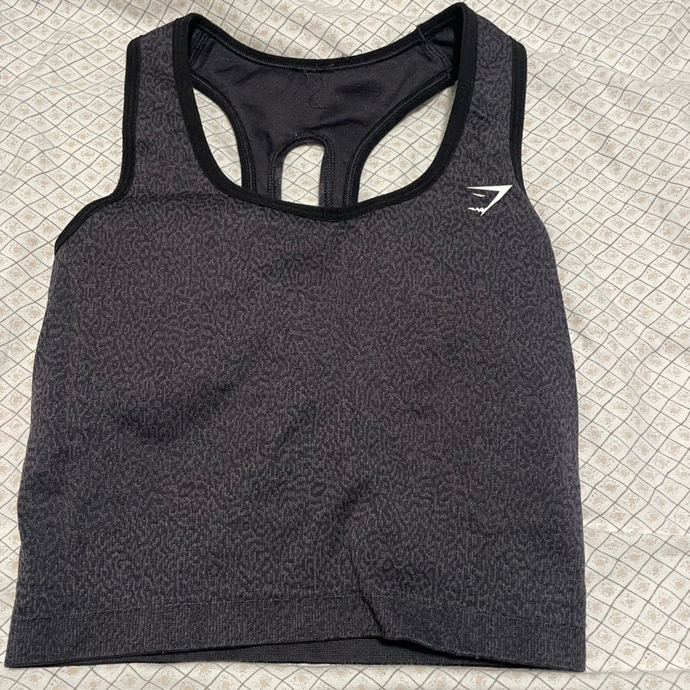 Gym shark sports bra tank top